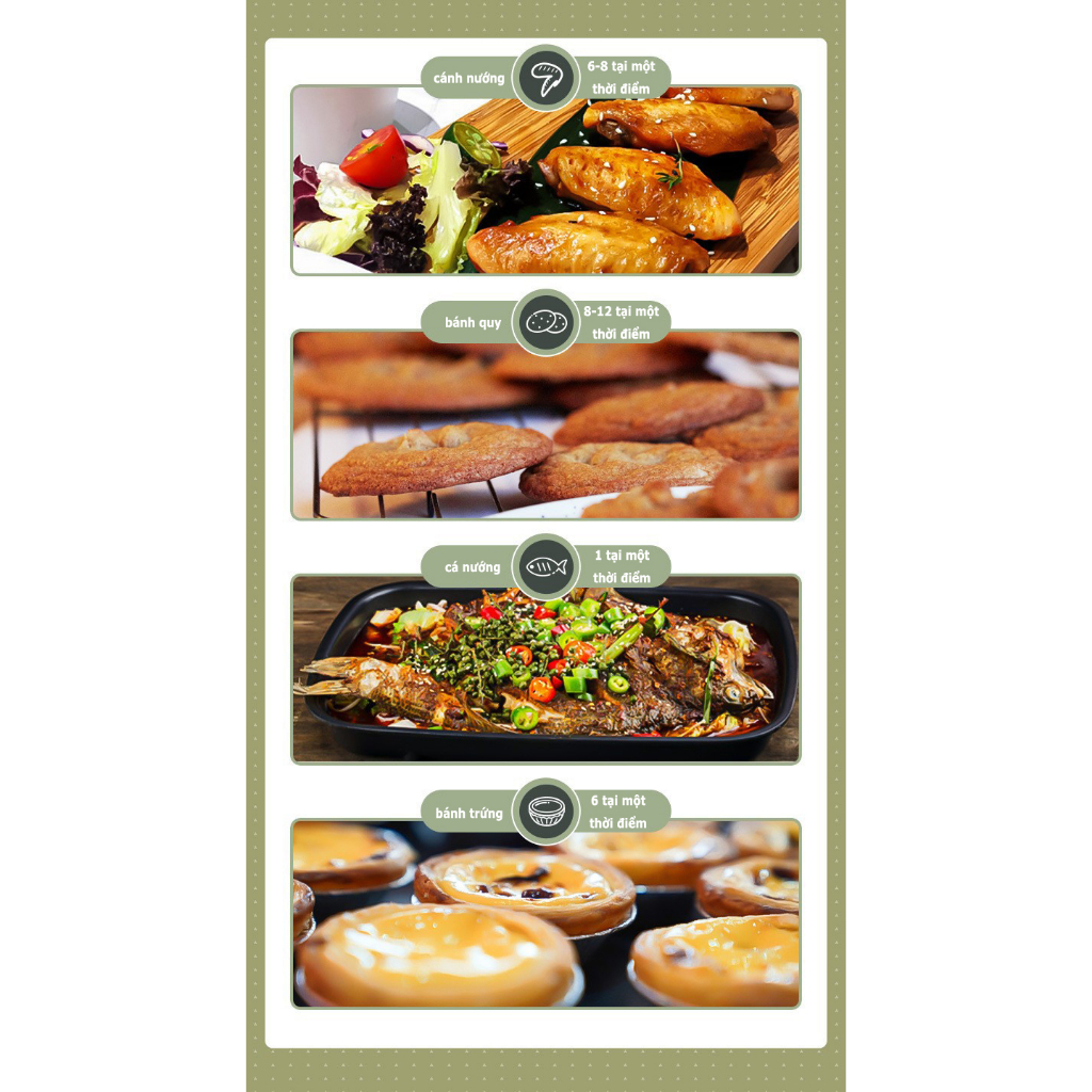 Lò nướng điện đa năng 15L - Công suất 780W ,lò vi sóng，nướng nhanh chóng - Bảo hành 12 tháng - Hàng chính hãng