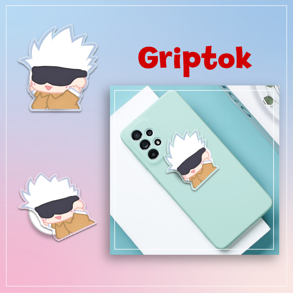 Popsocket/ Griptok Giá Đỡ Điện Thoại Jujutsu Kaisen Tập Thể Dục Chất Liệu Acrylic