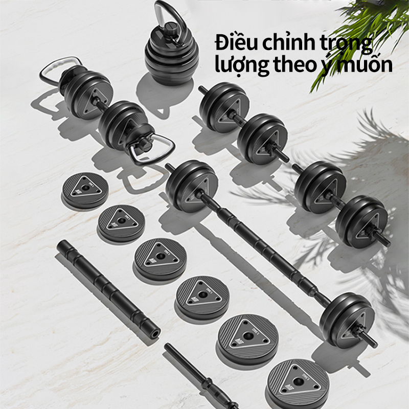Tạ tay tạ đẩy kết hợp40 KG  Bộ tạ tay đa năng tập luyện tại nhà Nâng cấp hoàn toàn mới 4 trong 1