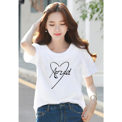 Áo phông nữ dáng rộng NA03 in chữ Auzed chất thun cotton Loza RT6523