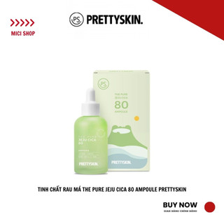 Tinh chất rau má pretty skin the pure jeju cica 80 ampoule 50ml