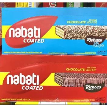 Bánh Xốp Nabati phủ Socola Dừa 168gr