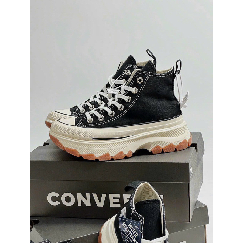 Giày sneaker Con.verse Star đen cao