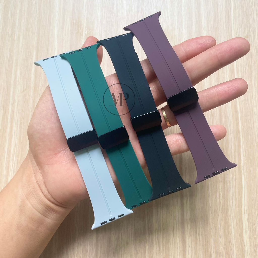 Dây Đeo Nam Nữ Mẫu Mới Silicon thể thao Cho  Iwatch series 7 6 SE 5 4 49mm 41mm 45mm 44mm 40mm