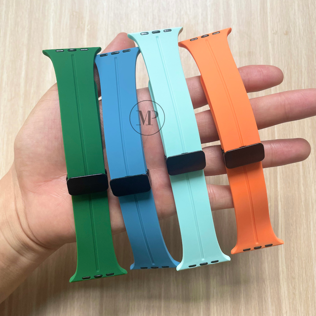 Dây Đeo Nam Nữ Mẫu Mới Silicon thể thao Cho  Iwatch series 7 6 SE 5 4 49mm 41mm 45mm 44mm 40mm