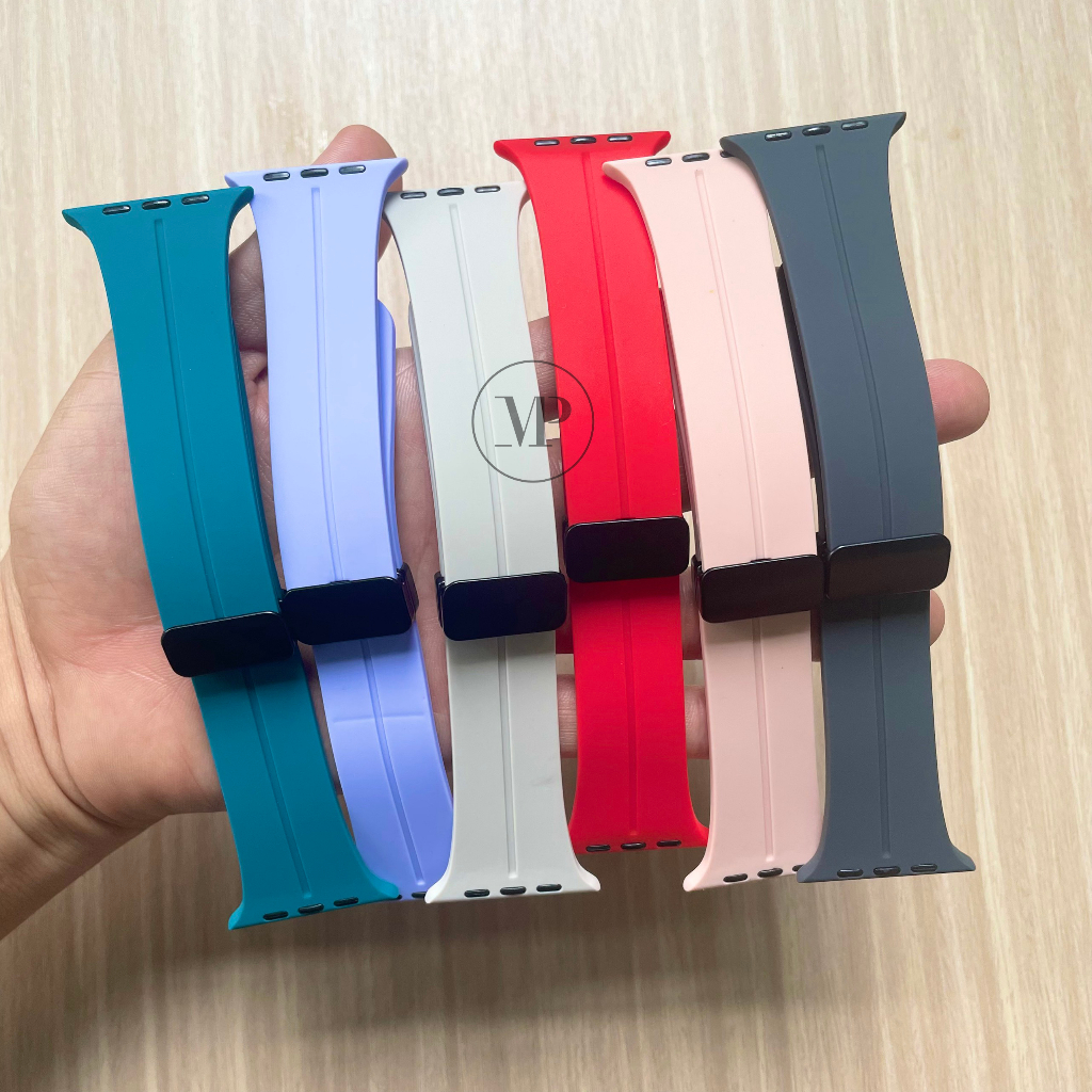Dây Đeo Nam Nữ Mẫu Mới Silicon thể thao Cho  Iwatch series 7 6 SE 5 4 49mm 41mm 45mm 44mm 40mm