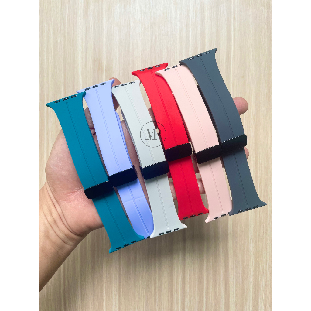 Dây Đeo Nam Nữ Mẫu Mới Silicon thể thao Cho  Iwatch series 7 6 SE 5 4 49mm 41mm 45mm 44mm 40mm