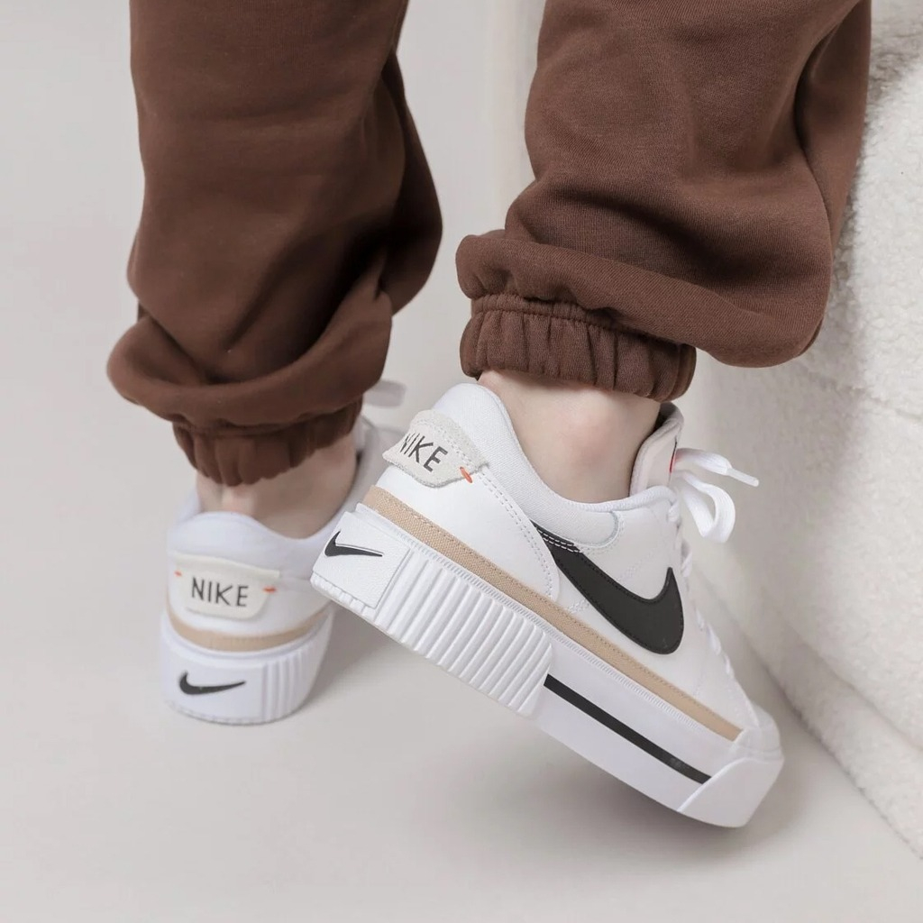 Giày N.i.k.e Court Legacy Lift Low - *Black/White* - Code: DM7590-100