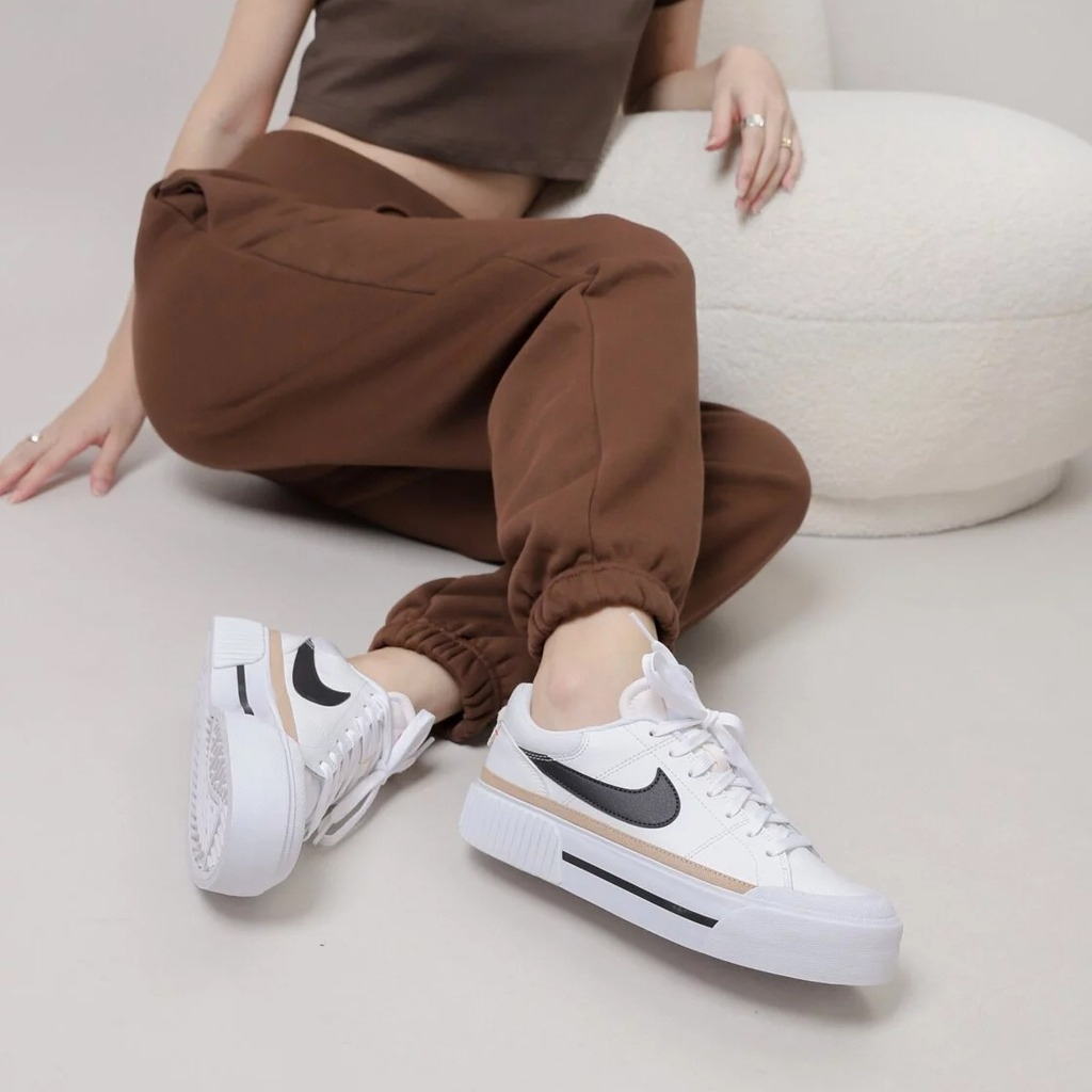 Giày N.i.k.e Court Legacy Lift Low - *Black/White* - Code: DM7590-100