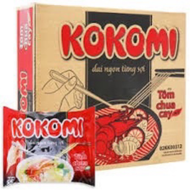 Mì Kokomi tôm chua cay gói 65g