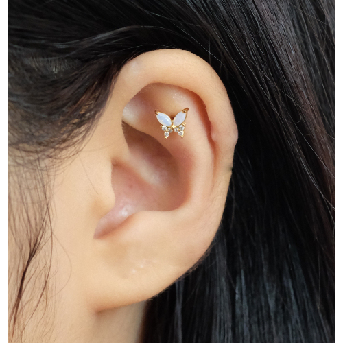 Khuyên tai đá OPAL BUTERFLY GOLDEN LOKI