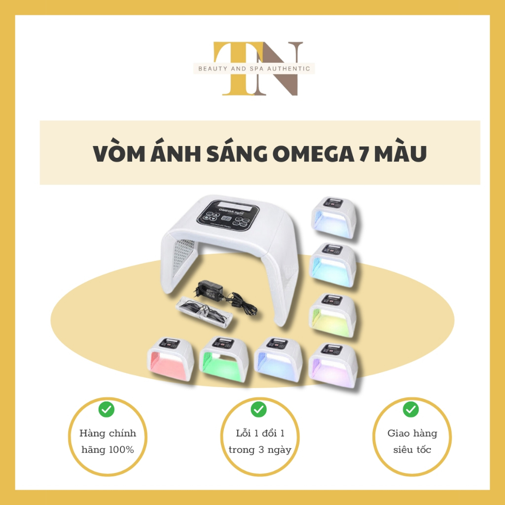 Vòm ánh sáng 7 màu Omega Light | Vòm Omega 7 màu cho spa | Vòm 7 màu