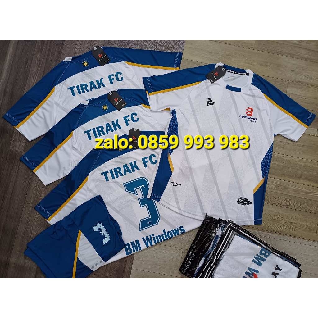 Bộ Quần Áo Bóng Đá Thiết Kế  Chất Vải Thun Lạnh Thoáng Mát Co Giãn Tốt - JustPlay Apollo