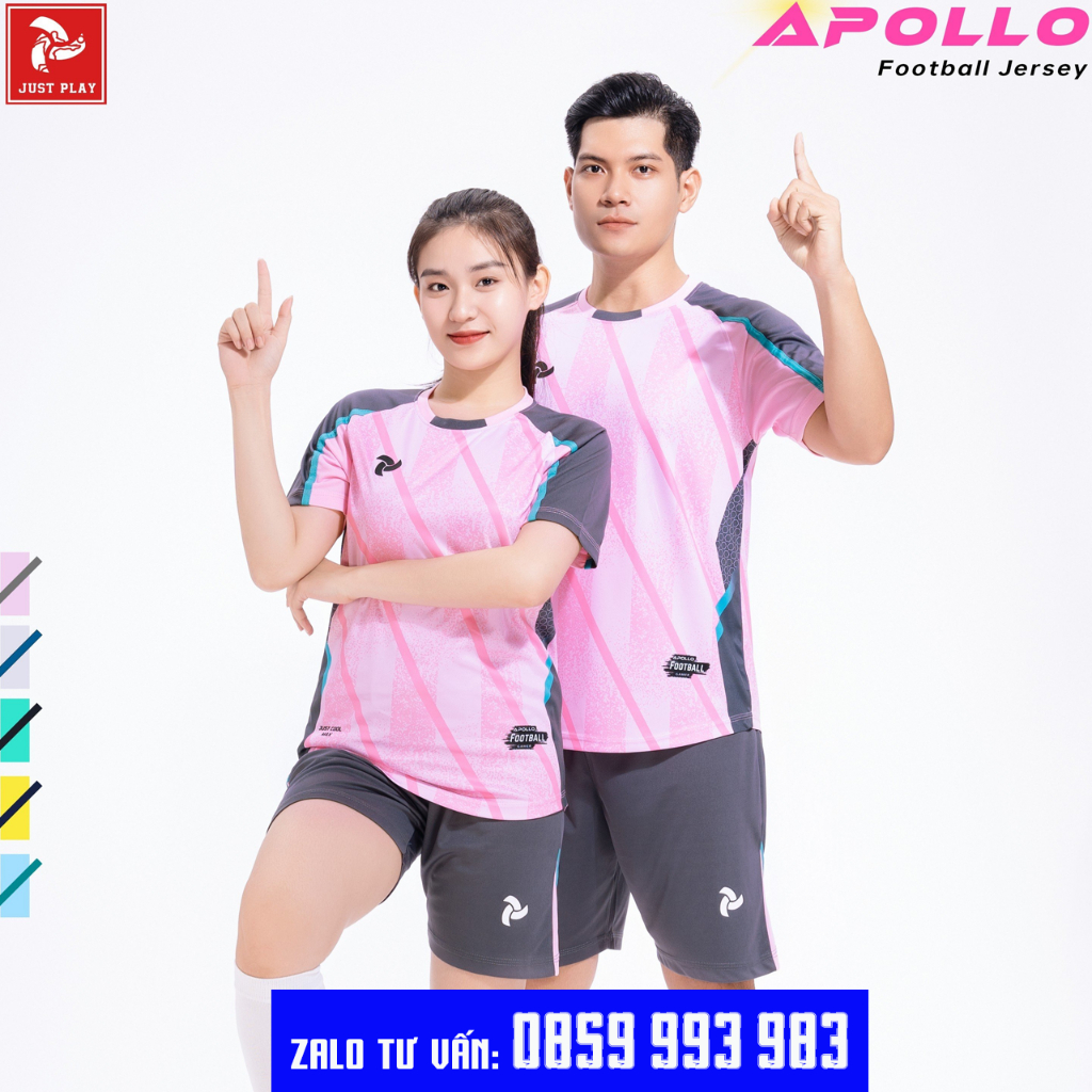 Bộ Quần Áo Bóng Đá Thiết Kế  Chất Vải Thun Lạnh Thoáng Mát Co Giãn Tốt - JustPlay Apollo