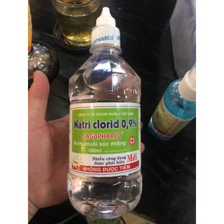 NƯỚC súc miệng 500ml-súc miệng xịt mũi làm sạch-kháng khuẩn chính hãng