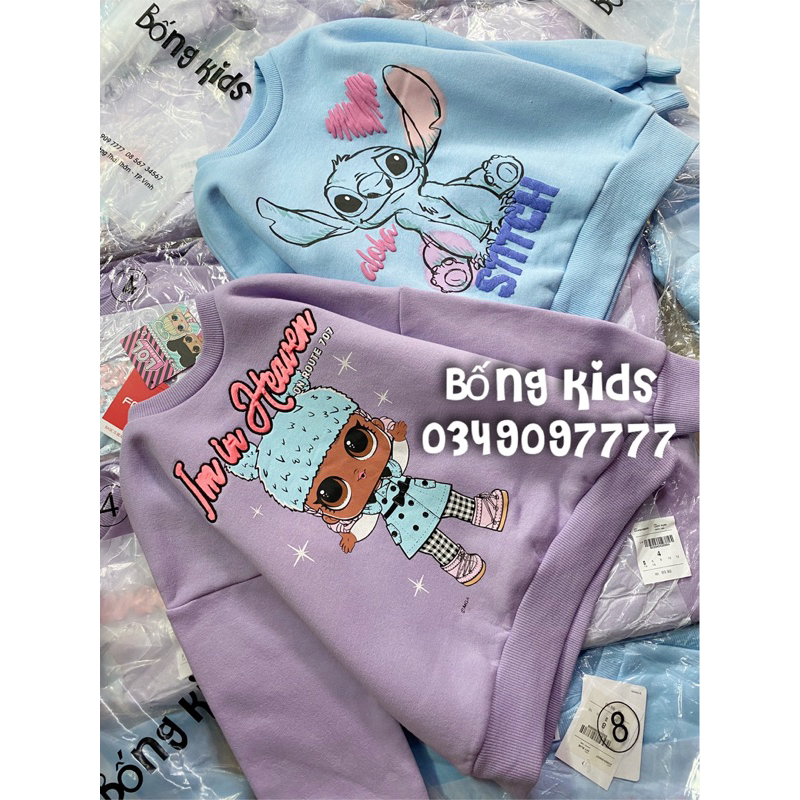 Áo Nỉ Bé Gái Hoạt Hình FOX