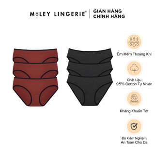 Combo 6 Quần Lót Flexi Cotton Lụa Co Dãn 4 Chiều Comfort Miley Lingerie BCS40 ( Màu ngẫu nhiên)