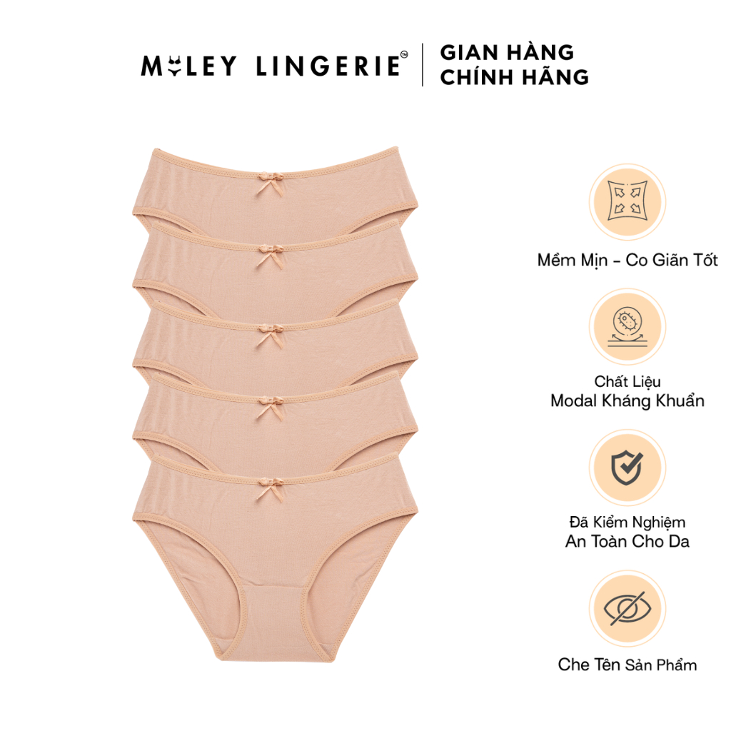 Combo 4 Quần Lót Modal Bikini Miley Lingerie BCS04 (Màu Ngẫu Nhiên)