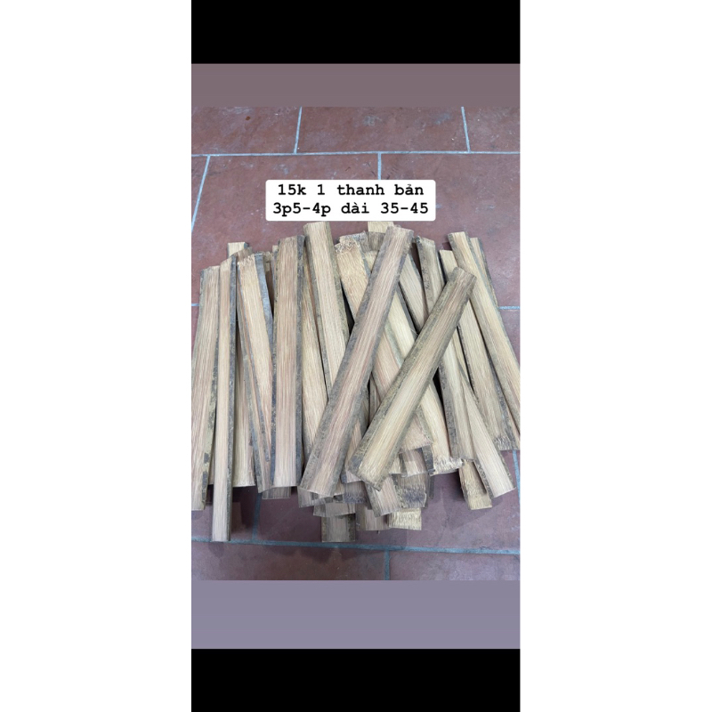 Thanh Tre Vip làm lồng mào đã được bào sẵn 2 mặt kích thước 37-45cm
