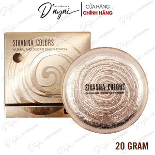  Phấn Phủ Kiềm Dầu Sivanna Colors Natural And Delicate Beauty Powder - Silky Smooth HF689 Thái Lan Chống Nước 24h 