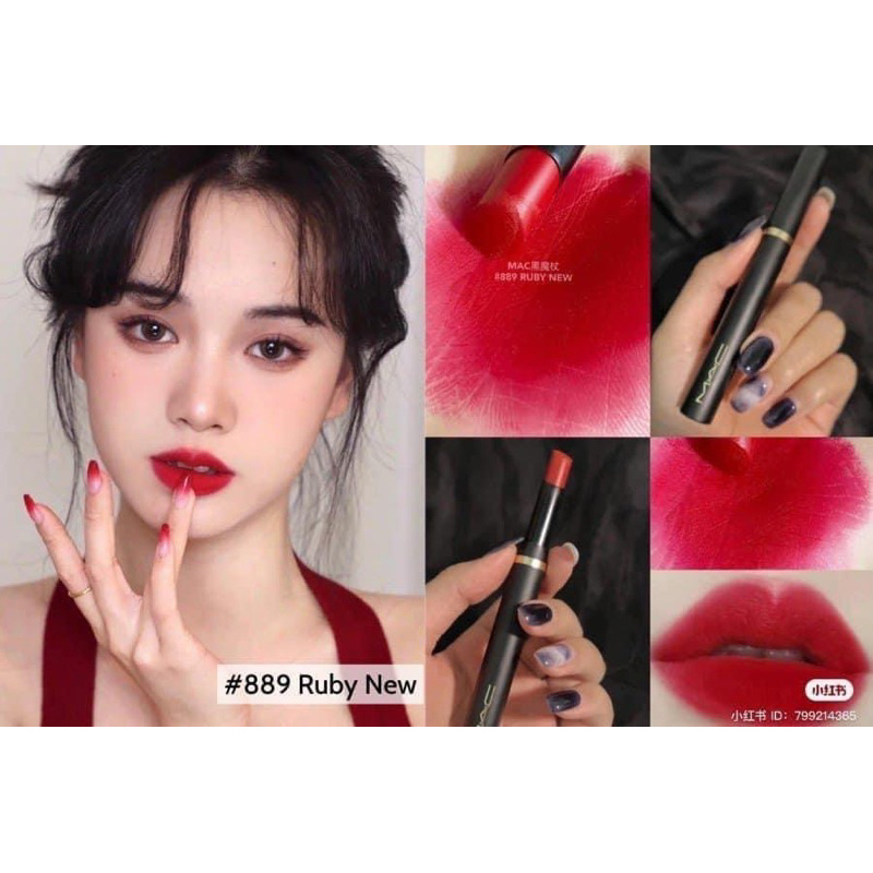 Son MAC  Màu 885-889-886  𝐕𝐞𝐥𝐯𝐞𝐭 𝐁𝐥𝐮𝐫 𝐒𝐥𝐢𝐦