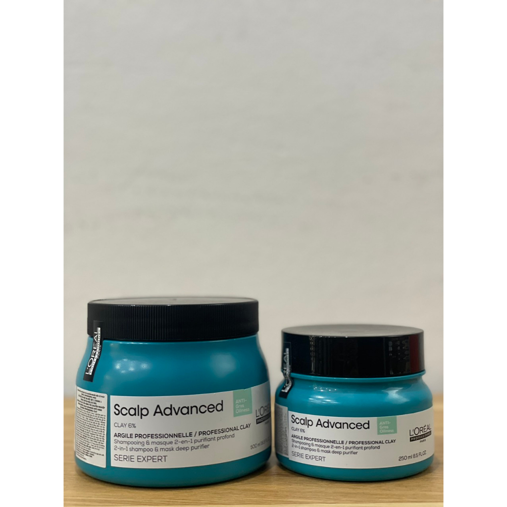 Kem tẩy tế bào chết da đầu Loreal ANTI GRASS OILNESS DEEP PURIFIER CLAY 500G