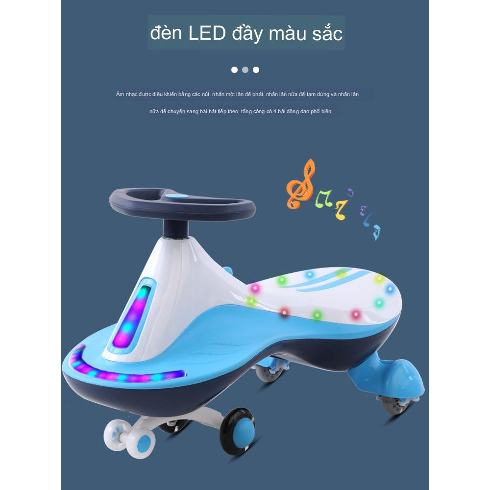 Xe lắc cao cấp  có nhạc có đèn led