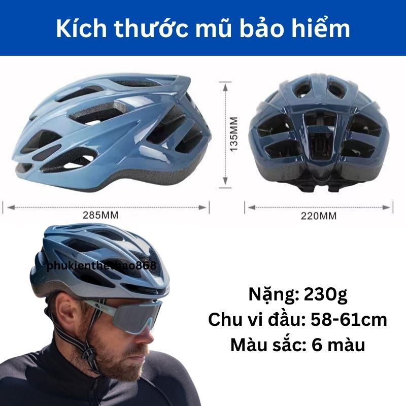 Mũ Bảo Hiểm Xe Đạp Thể Thao Siêu Nhẹ Dành Cho Cả Nam Và Nữ Mũ Bảo Hiểm Đạp Xe Leo Núi Thông Gió, Thoáng Khí Bảo Vệ Đầu