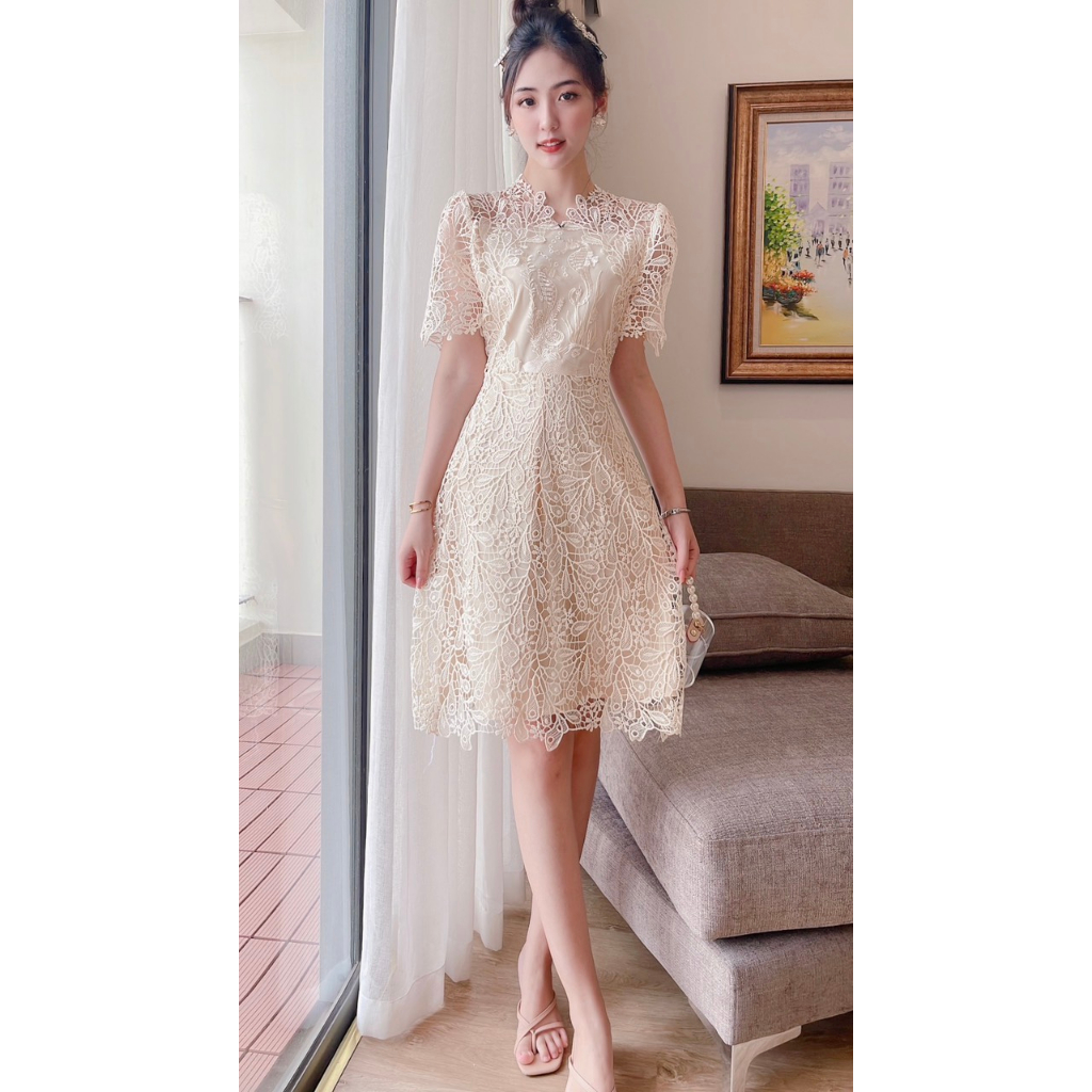 VÁY REN HỌA TIẾT CÁ NGỰA ĐỘC ĐÁO HAI DÁNG NGẮN DÀI