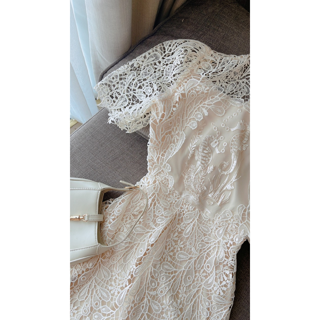 VÁY REN HỌA TIẾT CÁ NGỰA ĐỘC ĐÁO HAI DÁNG NGẮN DÀI