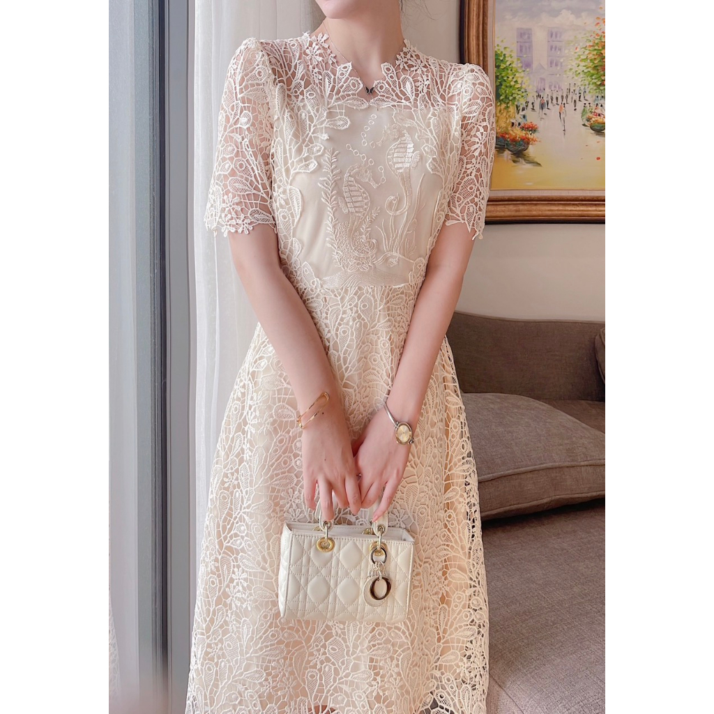 VÁY REN HỌA TIẾT CÁ NGỰA ĐỘC ĐÁO HAI DÁNG NGẮN DÀI