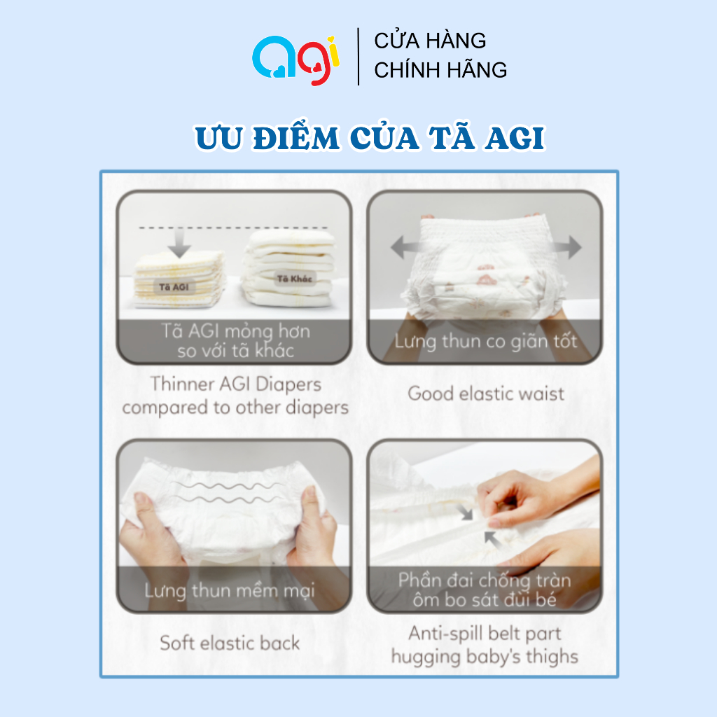 TÃ QUẦN Agi siêu mỏng 3mm L46/XL42/XXL40