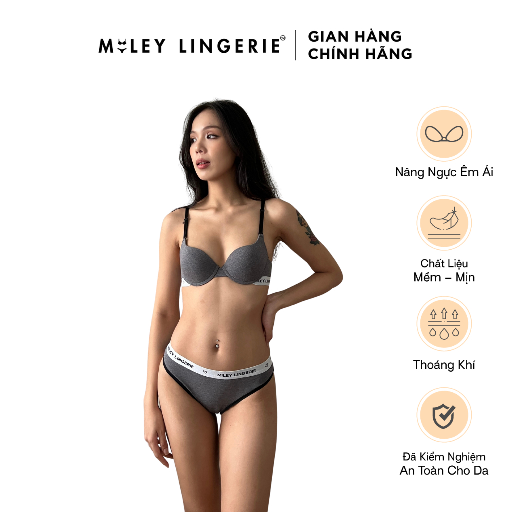 Bộ Đồ Lót Sporty Chic Melange Miley Lingerie BRC01002-FCB0100 (Màu ngẫu nhiên) | BigBuy360 - bigbuy360.vn