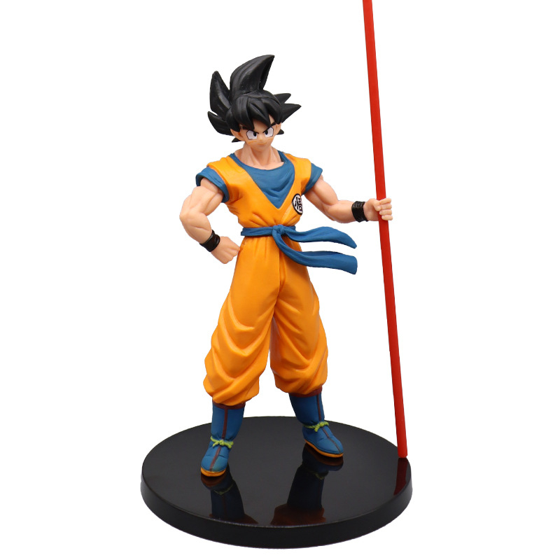 Mô Hình Dragon Ball Songoku Cầm Gậy, Hàng Cao Cấp, Cao 27cm, Decor Trang Trí, Bộ Sưu Tập Nhân Vật
