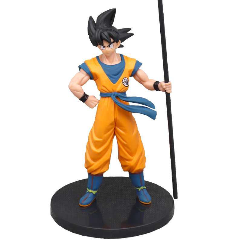 Mô Hình Dragon Ball Songoku Cầm Gậy, Hàng Cao Cấp, Cao 27cm, Decor Trang Trí, Bộ Sưu Tập Nhân Vật