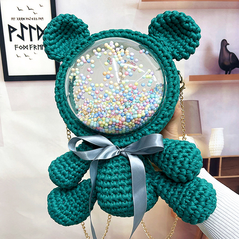 Balo Gấu Len Tự Đan Bằng Tay Cute Đáng Yêu, Đa Dạng Màu Sắc,Quà Tặng Sinh Nhật, Quà Tặng Người Yêu Đầy Ý Nghĩa
