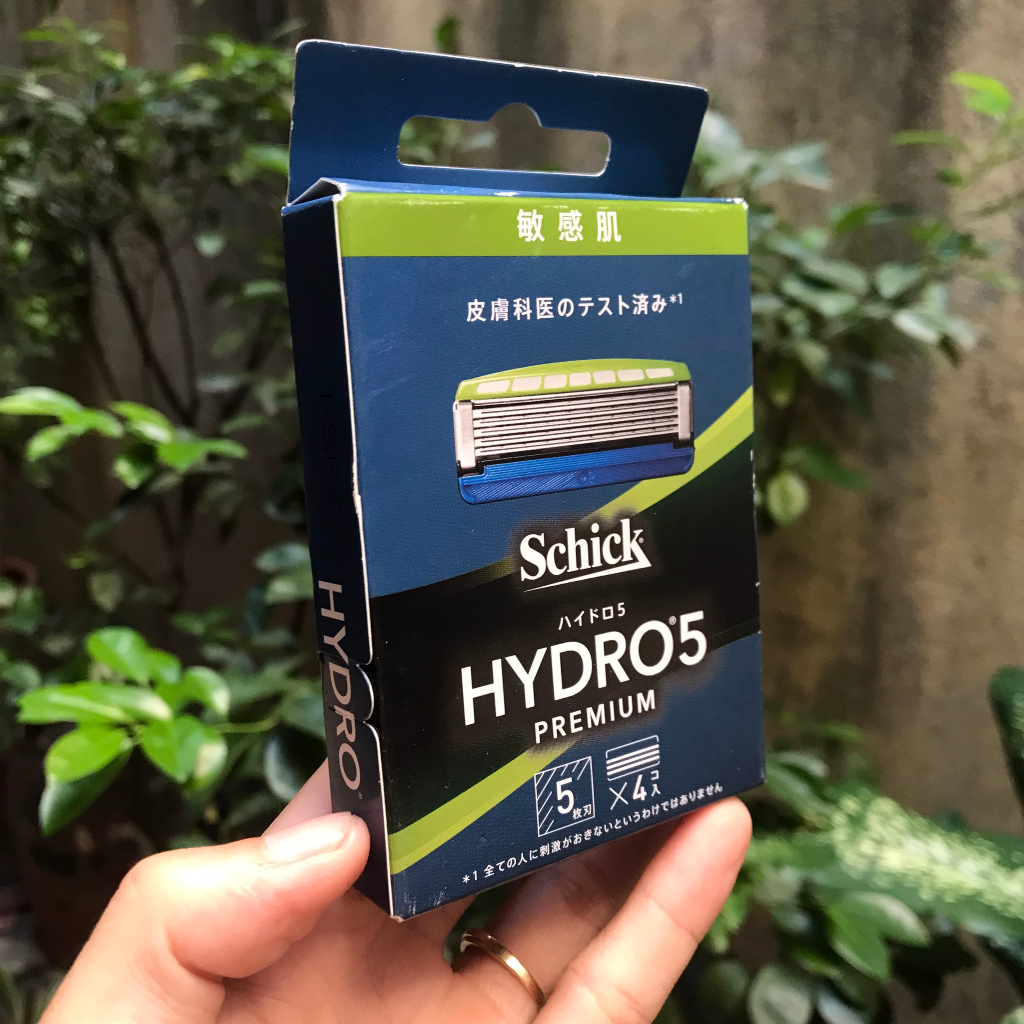 Vỉ 4 lưỡi dao cạo râu Schick Hydro 5 Nhật Bản