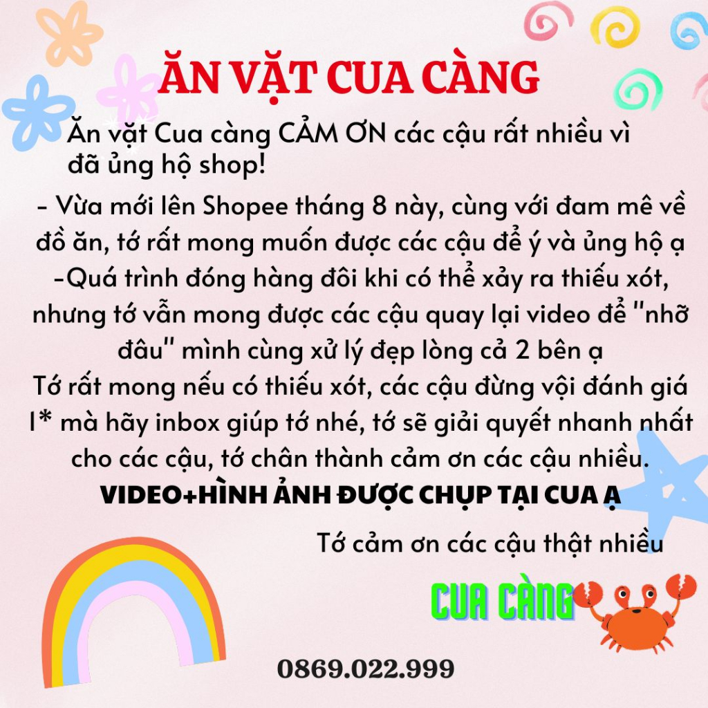 Combo 5 gói kẹo bông Marshmallow