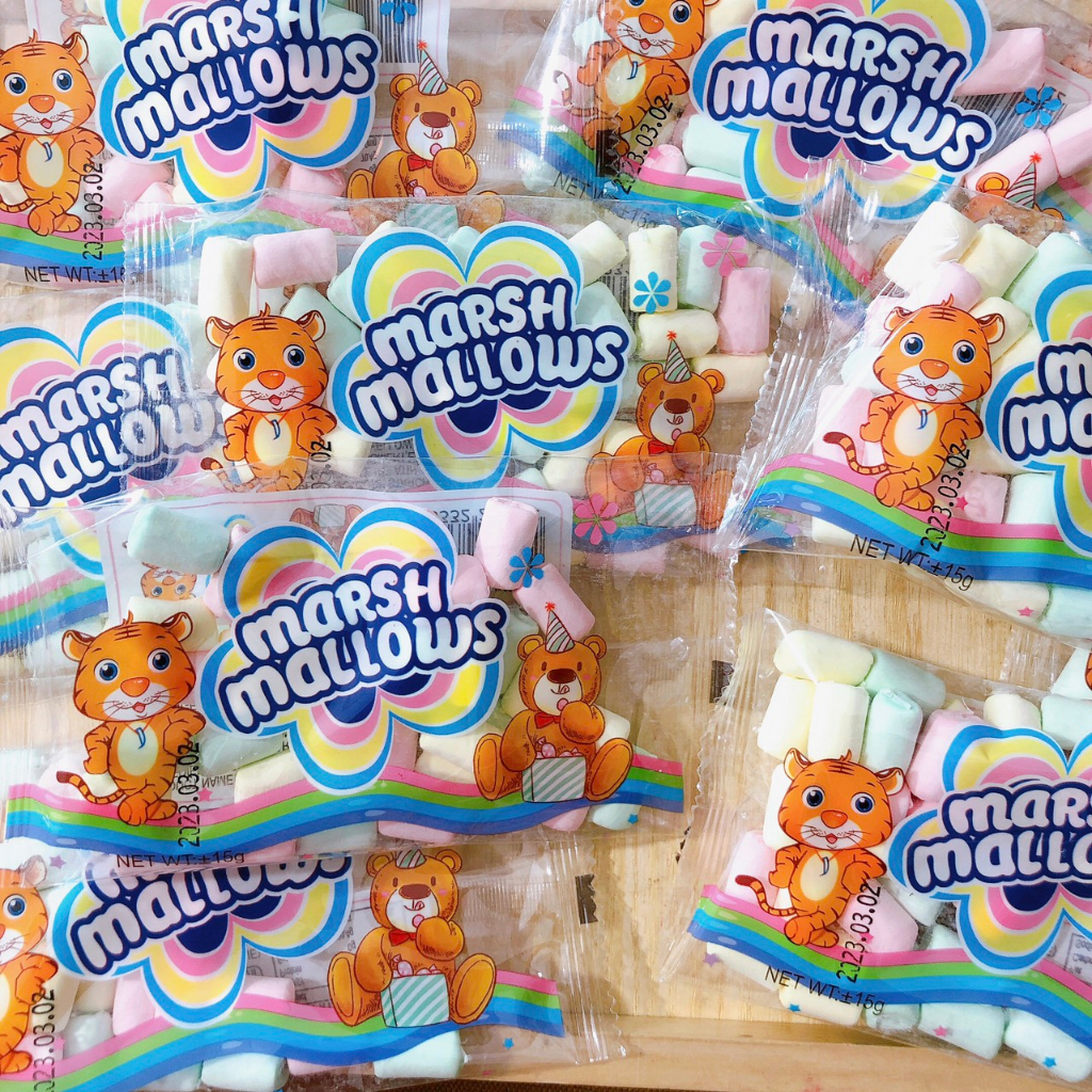 Combo 5 gói kẹo bông Marshmallow