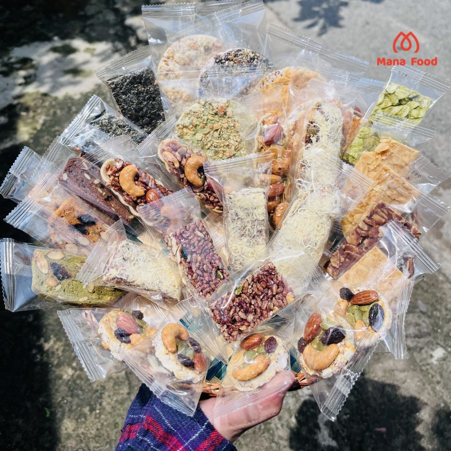 Túi 28 Bánh Mix Dinh Dưỡng Mana Food -500G