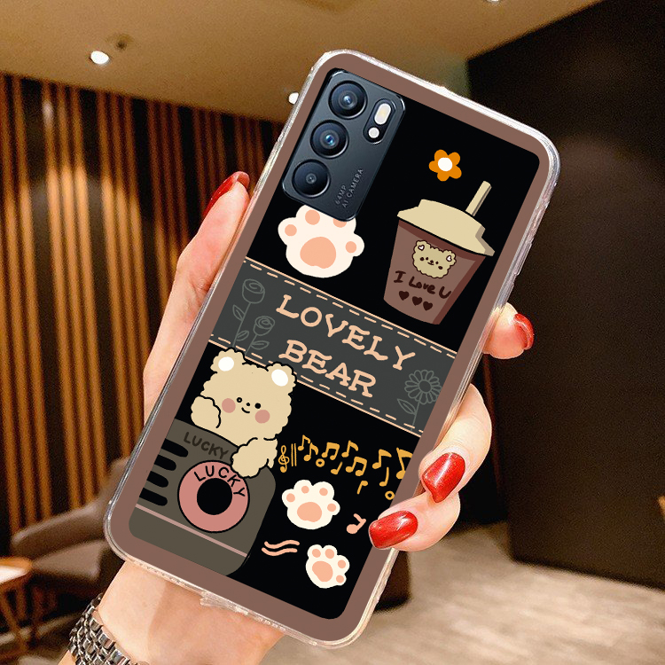 Ốp silicon in GT Oppo A52 A53 A54 A55 A57 A74 A92 A93 A95 Reno 4 Reno 5 Reno 6 5G Reno 6z 5G Reno 7z 5G Reno 8 cute