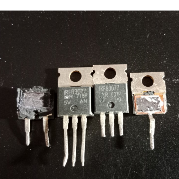 Mosfet IRFB3077 210A 75V 370W Tháo Máy Lưng Đồng Đỏ