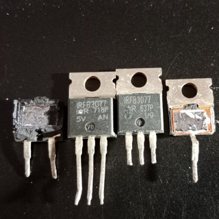 Mosfet irfb3077 210a 75v 370w tháo máy lưng đồng đỏ