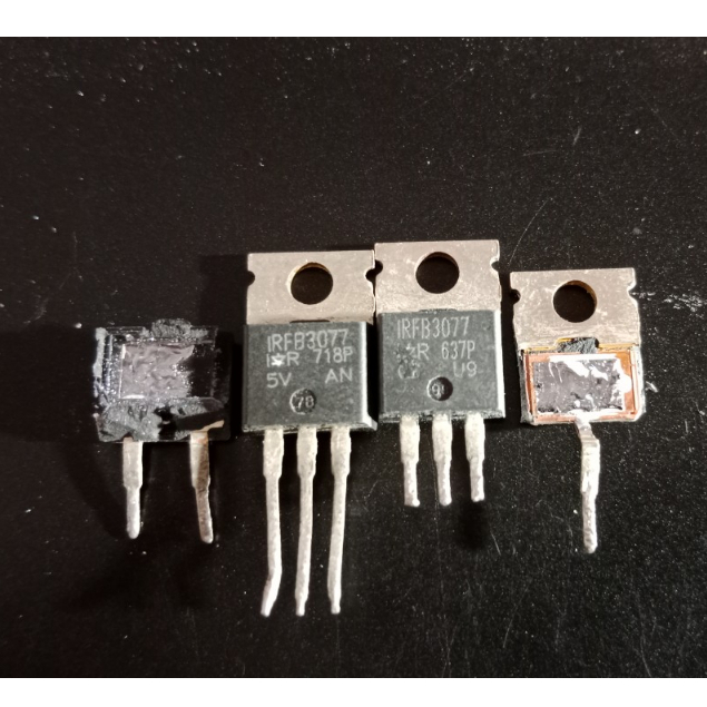 Mosfet IRFB3077 210A 75V 370W Tháo Máy Lưng Đồng Đỏ