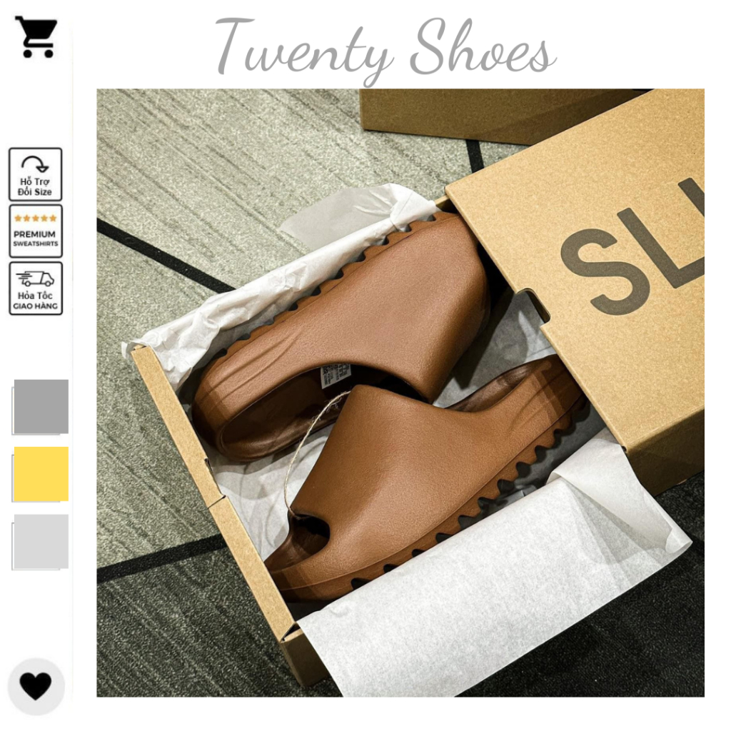 Dép Bánh Mì YZ Slide Vân Nhám, Dép Quai Ngang Nam Nữ Đế Răng Cưa Hàng Đẹp