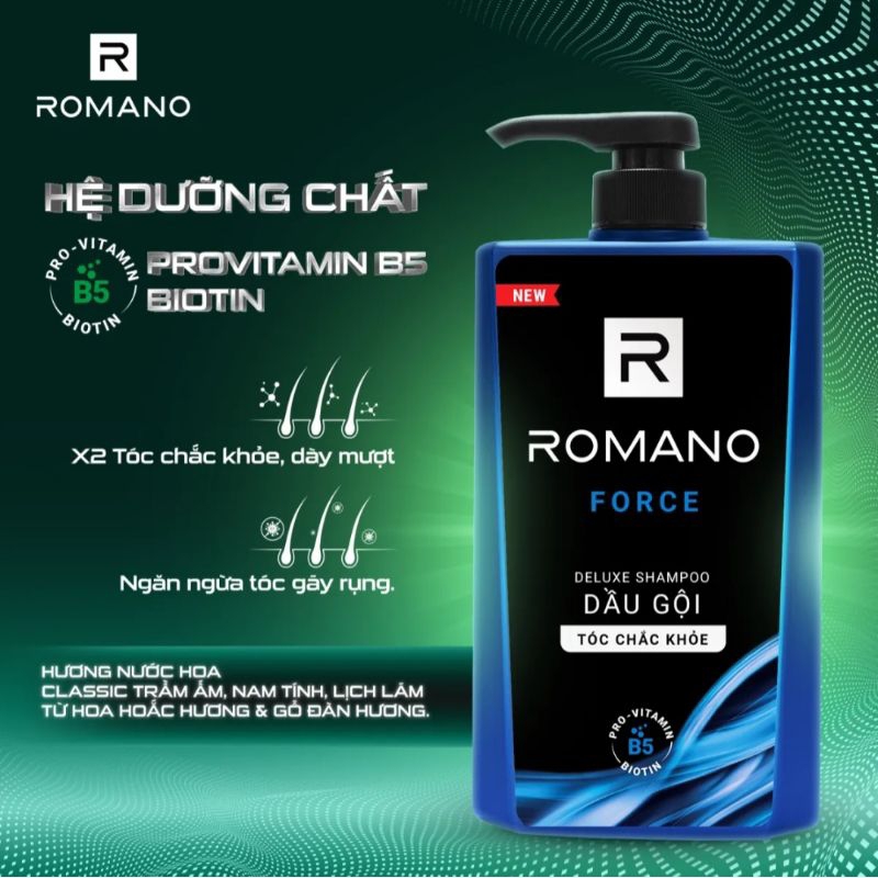 Sữa tắm Romano hương nước hoa Attitude/ Force/ Gentleman 650g/ chai