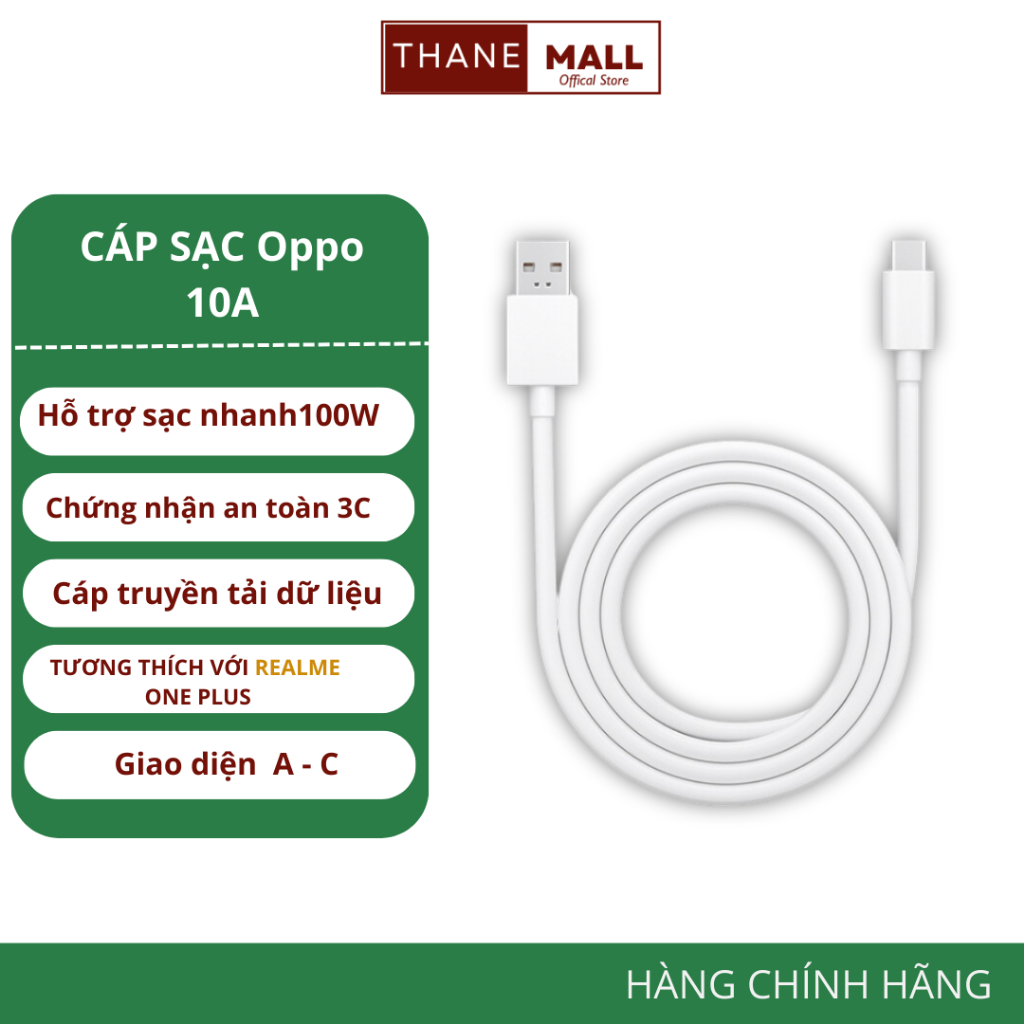 Bộ sạc nhanh Supper VOOC 100W cho Oppo FInd X6 Pro - Chính hãng Thane