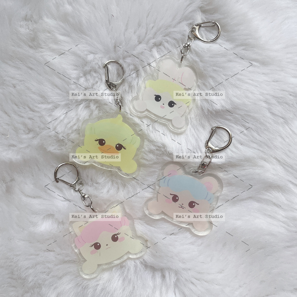 Móc khóa  blackpink thiết kế độc đáo: on the ground, lalisa, shut down, pink venom,...