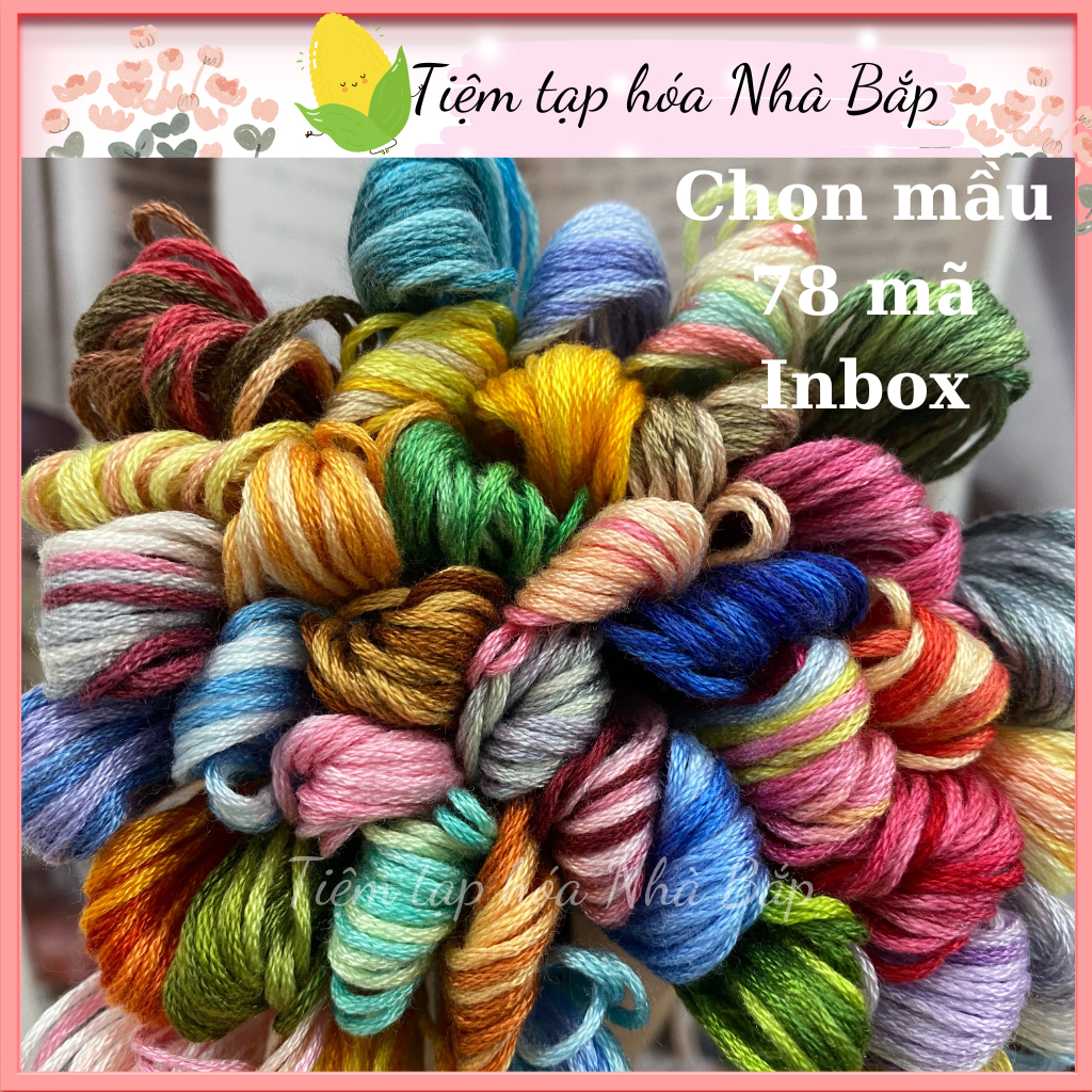 Chỉ Loang Chính Hãng Airo Lẻ 1 tép chọn màu - 78 Màu