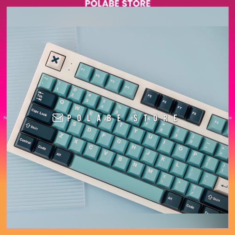 Keycap Cherry Manta Rudy cherry Profile dùng trên nhiều layout bàn phím cơ - Polabe Store